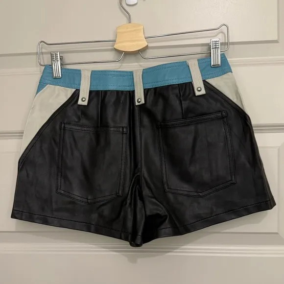 New! We The Free Photo Finish Vegan Moto Shorts