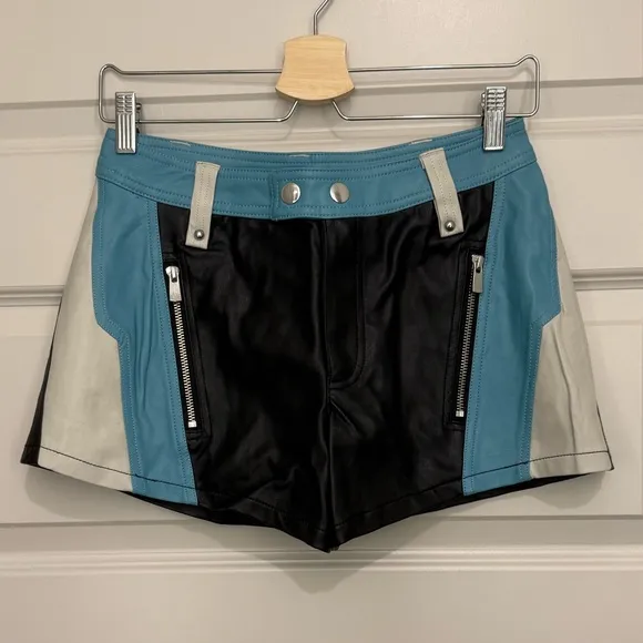New! We The Free Photo Finish Vegan Moto Shorts