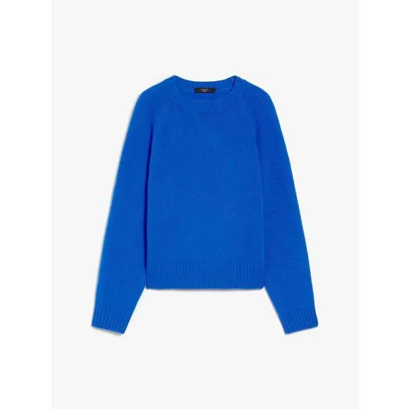 NEW WEEKEND MAX MARA gabbia sweater in cornflower