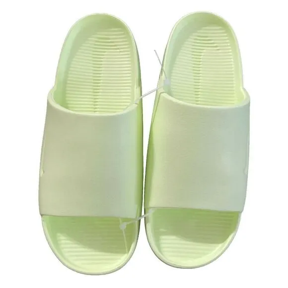 New Woman's Sandals Nike Calm Slide Sandal in Light Green Size 10 Women's