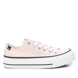NEW XTI women's canvas sneakers in light/pastel pink