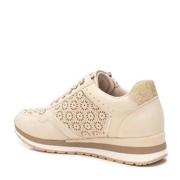 NEW XTI women's casual sneakers in beige