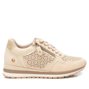 NEW XTI women's casual sneakers in beige