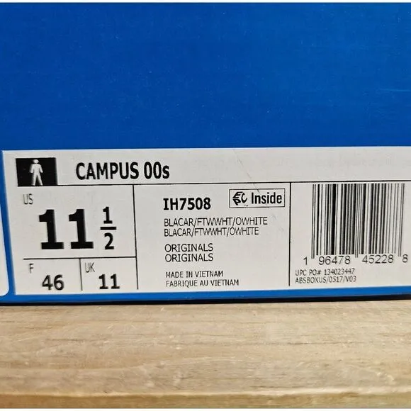NEW Adidas Originals Campus 00s Sneakers Shoe IH7508 Blanch White