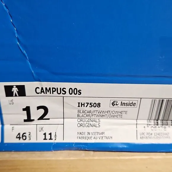 NEW Adidas Originals Campus 00s Sneakers Shoe IH7508 Blanch White