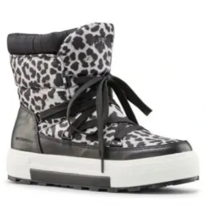 NEW....Cougar Wink Nylon Waterproof Leopard Boots ..Size 7