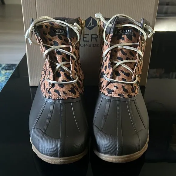 NEW SPERRY gulf duck toe boots