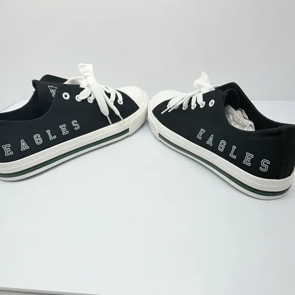 NFL Philadelphia Eagles Logo Canvas Low Top Sneaker Foco / Men's 9, Super Bowl