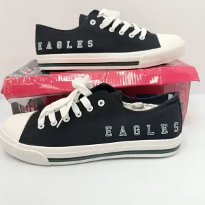 NFL Philadelphia Eagles Logo Canvas Low Top Sneaker Foco / Men's 9, Super Bowl