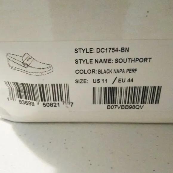 NIB Black Napa Perforated Drivers Loafers 11 - MSRP $119