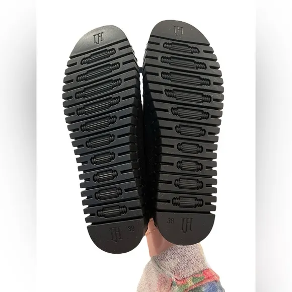 NIB Ilse Jacobsen Women’s Tulip Shoes in Black Sparkle in size EU 38