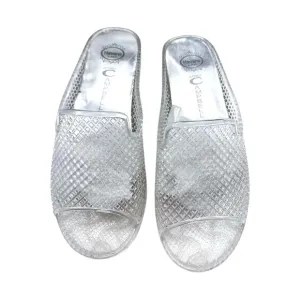NIB Jeffrey Campbell Havana Fling Clear Jelly Sandals Slip-On Slides Size 8