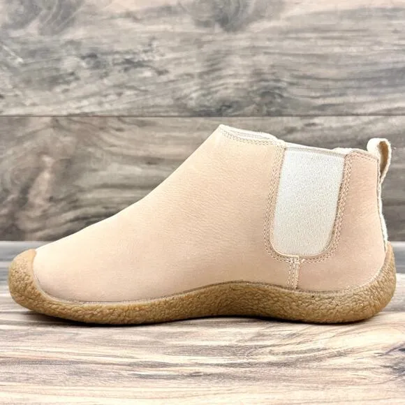 NIB Keen Mosey Chelsea Leather Ankle Boots RUNS LARGE Safari Birch