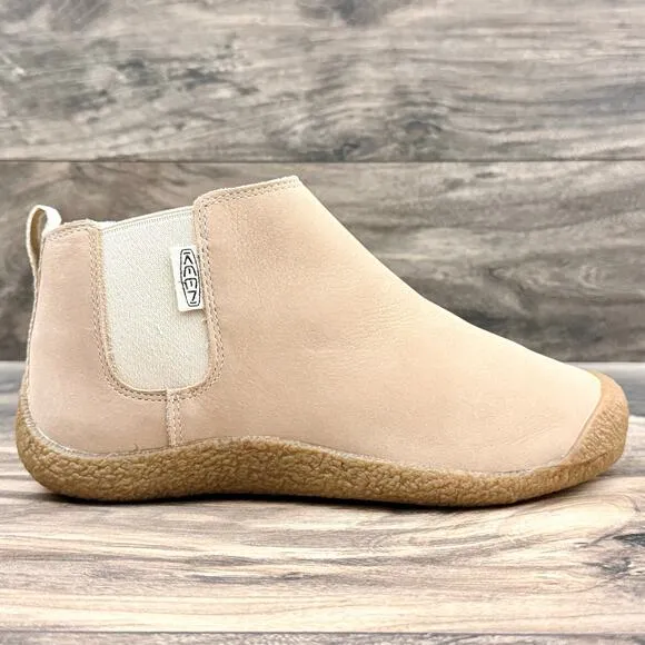 NIB Keen Mosey Chelsea Leather Ankle Boots RUNS LARGE Safari Birch