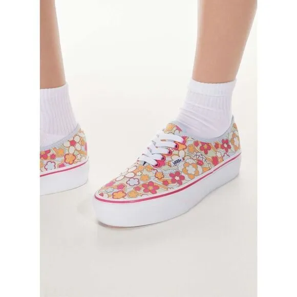 NIB Vans x Sunday Best Aritzia Authentic Platform 2.0 Sundeh Multi Floral