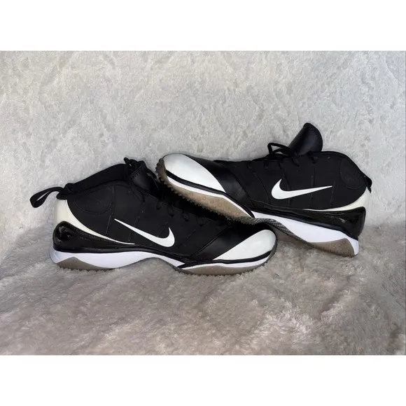 Nike 318977-011 Air Speed Nubby Turf Black White Sneakers Men's US Size 15 Rare