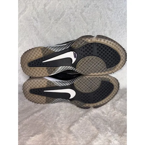Nike 318977-011 Air Speed Nubby Turf Black White Sneakers Men's US Size 15 Rare