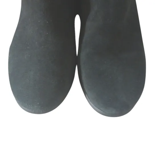 Nike Air Cole Haan Waterproof Black Suede Boots Women's Knee High Boots size 7.5