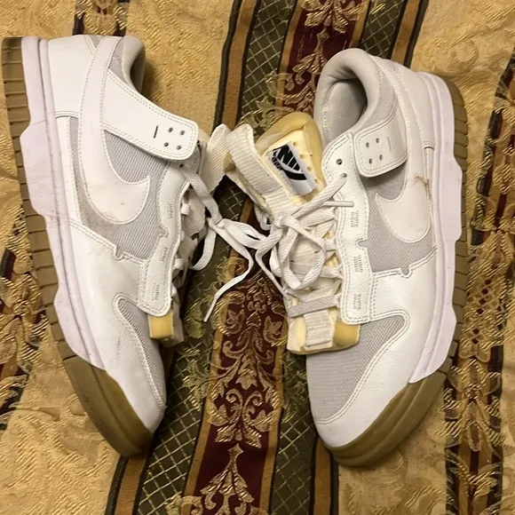 🔥Nike Air Dunk Jumbo Photon Dust Gum Light Brown