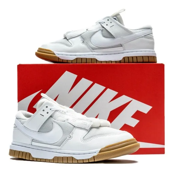 🔥Nike Air Dunk Jumbo Photon Dust Gum Light Brown