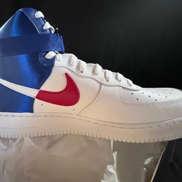 Nike Air Force 1 High '07 White/Rush Blue-University Red