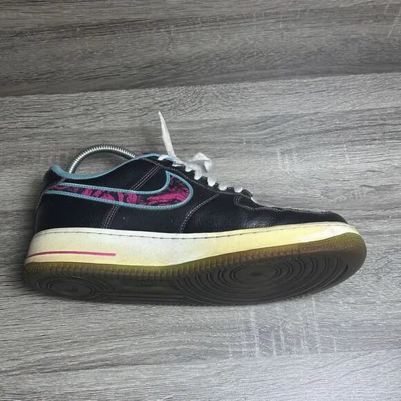 Nike Air Force 1 Men’s Size 9.5 Low Black‎ Miami Nights DD9183-001 Streetwear