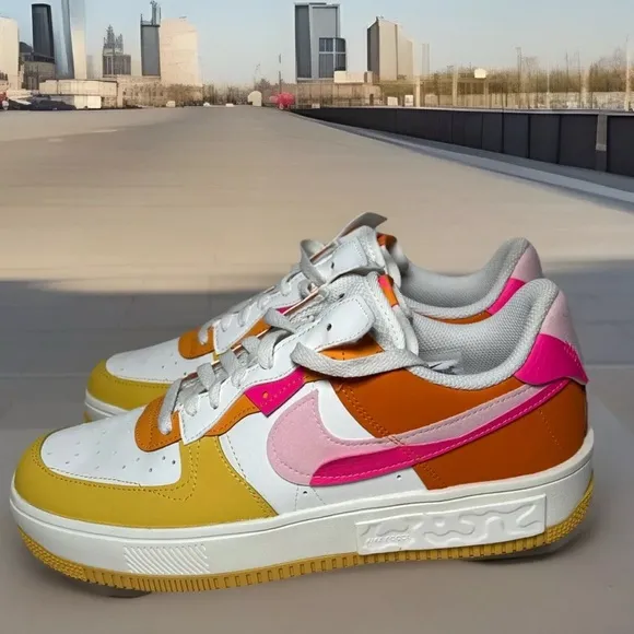 Nike air forces 1 fontanka sunrise unisex women sz 12 men sz 10.5 sneakers NWOB
