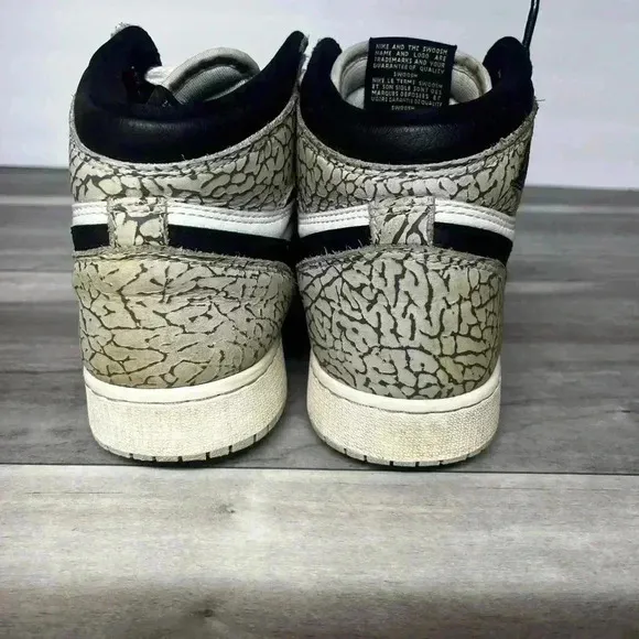 Nike Air Jordan 1 Cement Basketball Shoes Bug Kids 7Y or 8.5 Women’s sneakers