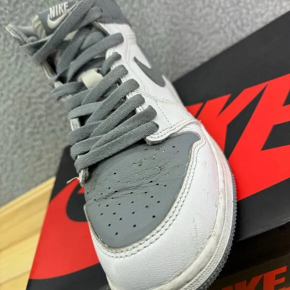 Nike Air Jordan 1 Retro High OG GS 2022 Gray White Men’s Size 6.5 Sneakers