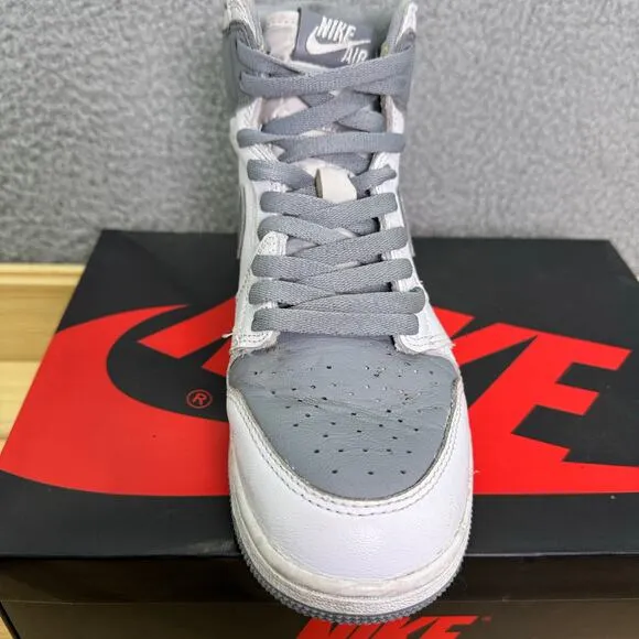 Nike Air Jordan 1 Retro High OG GS 2022 Gray White Men’s Size 6.5 Sneakers