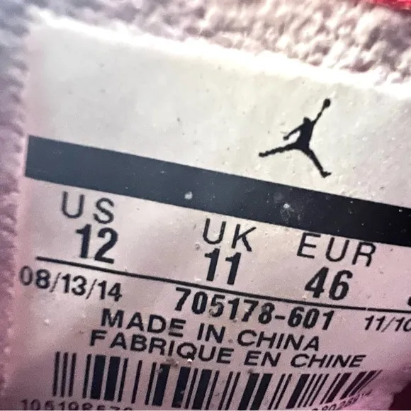 Nike Air Jordan 10 Retro Bulls Over Broadway Size 12 Sneakers 705178-601