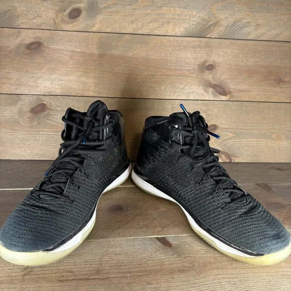 nike air jordan 31 mens size 11.5 shoes black blue space jam basketball sneakers