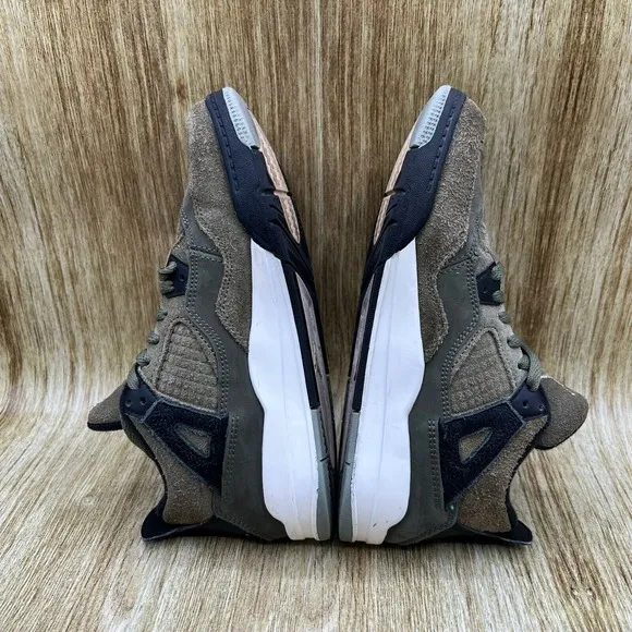 Nike Air Jordan 4 Retro SE Youth Size 3Y Craft Medium Olive Sneakers FB9929-200