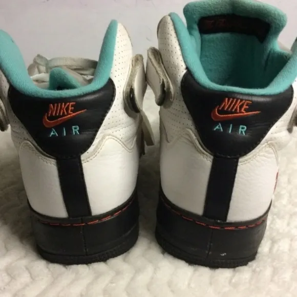 Nike Air Jordan Fusion 5 Men's White Miami Dolphins Colorway High Top Size 14