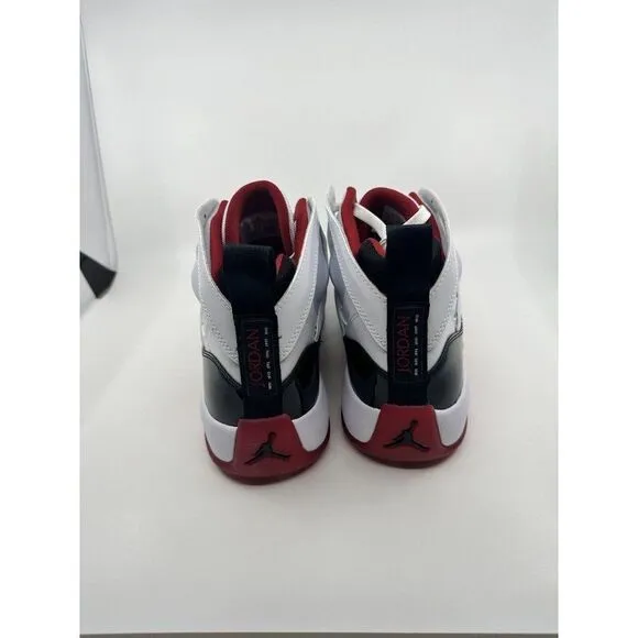 Nike Air Jordan Jumpman Two Trey &quot;Bred&quot; White Black DO1925-106 Men's Size 10.5
