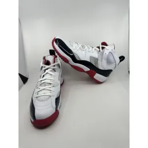 Nike Air Jordan Jumpman Two Trey &quot;Bred&quot; White Black DO1925-106 Men's Size 10.5