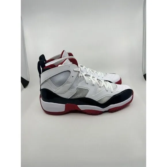 Nike Air Jordan Jumpman Two Trey &quot;Bred&quot; White Black DO1925-106 Men's Size 10.5