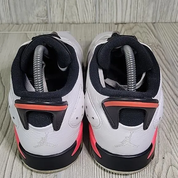 Nike Air Jordan VI Retro Low Infrared White Black Big Kids size 7Y