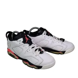 Nike Air Jordan VI Retro Low Infrared White Black Big Kids size 7Y