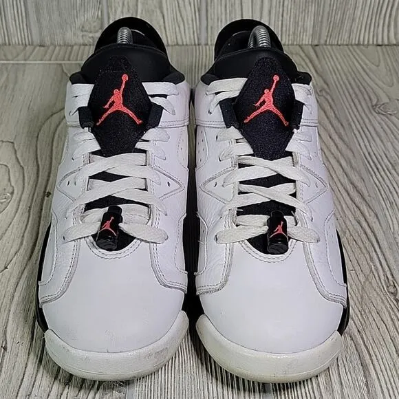 Nike Air Jordan VI Retro Low Infrared White Black Big Kids size 7Y