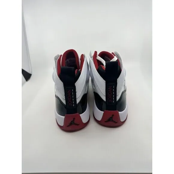 Nike Air Jordan Jumpman Two Trey &quot;Bred&quot; White Black Red DO1925-106 Men's Size 12