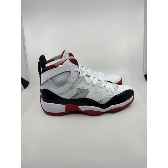 Nike Air Jordan Jumpman Two Trey &quot;Bred&quot; White Black Red DO1925-106 Men's Size 12