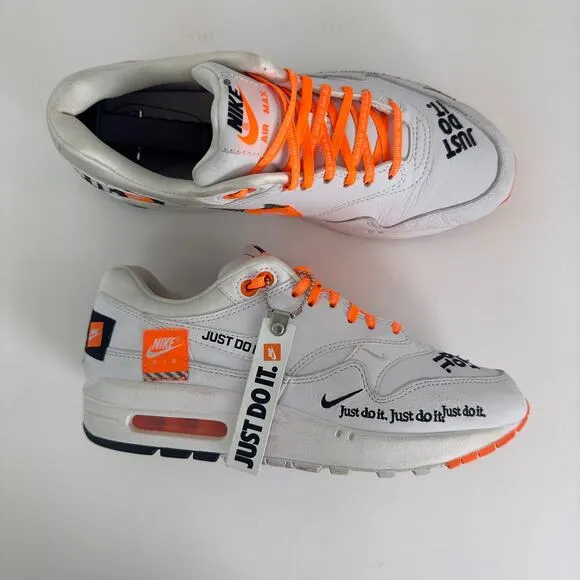 Nike Air Max 1 ‘Just Do It’ white sneakers