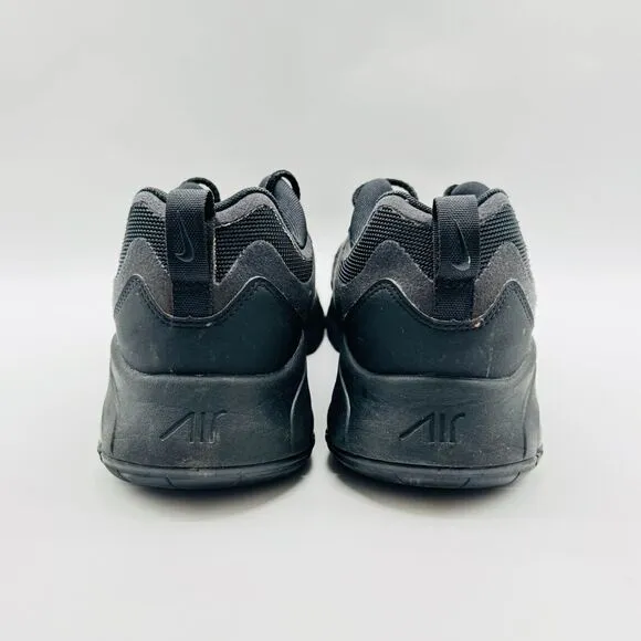 Nike Air Max 200 Mens 11 Triple Black Sneakers Athletic Running Trainers Shoes