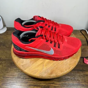 Nike Air Max 2013 Pimento Red Shoe Sneakers Men's Size‎ 12 554885-600