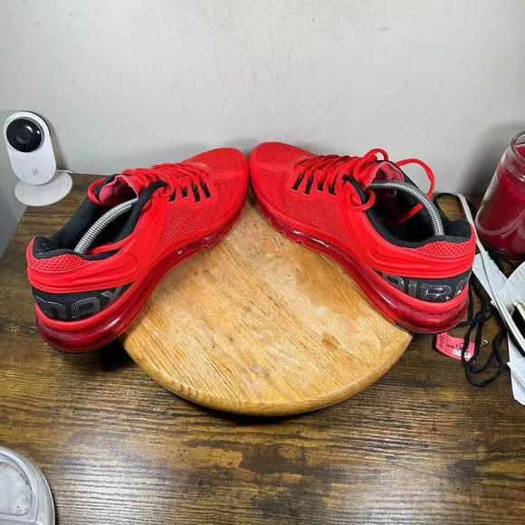 Nike Air Max 2013 Pimento Red Shoe Sneakers Men's Size‎ 12 554885-600
