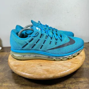Nike Air Max 2016‎ Blue Lagoon Black 806771-400 Shoes Sneakers Mens Size 13