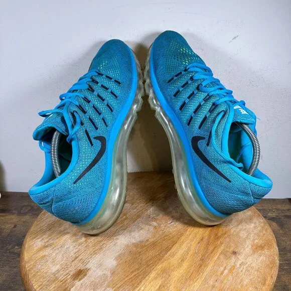 Nike Air Max 2016‎ Blue Lagoon Black 806771-400 Shoes Sneakers Mens Size 13