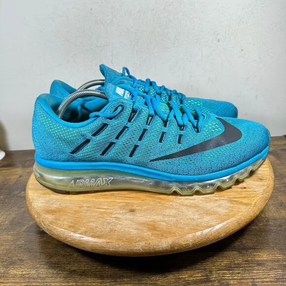 Nike Air Max 2016‎ Blue Lagoon Black 806771-400 Shoes Sneakers Mens Size 13