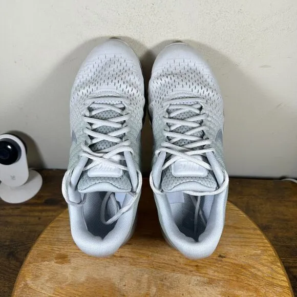 Nike Air Max 2017 White Platinum Grey Shoes Sneakers Men's‎ Size 8 849559-009